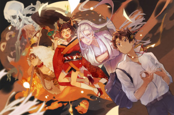 Картинка аниме onmyouji онмёджи