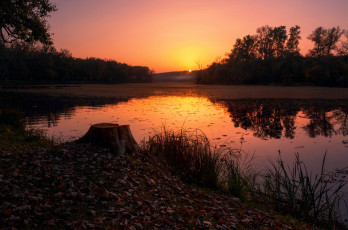 Картинка природа восходы закаты простор