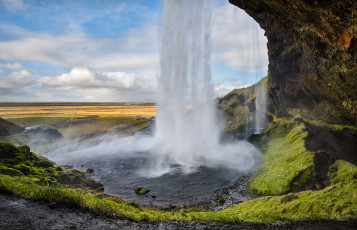 Картинка природа водопады простор