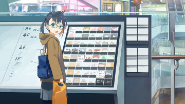 Картинка аниме kantai+collection девушка фон взгляд