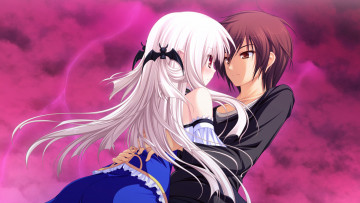 обоя аниме, lunaris filia, двое