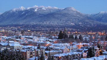 Картинка города ванкувер+ канада ванкувер