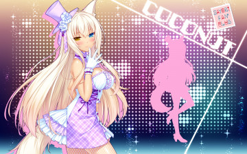 Картинка аниме nekopara фон девушка взгляд