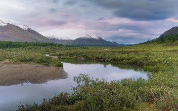 Картинка природа реки озера горы зелень павел глушков долина река