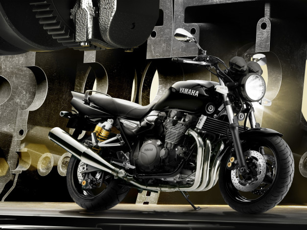 Обои картинки фото мотоциклы, yamaha
