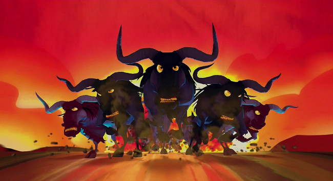 Обои картинки фото мультфильмы, the wild, много, антилопа