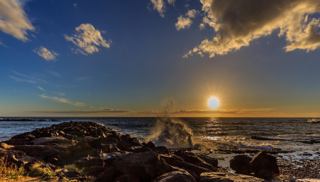 Обои картинки фото природа, восходы, закаты, простор