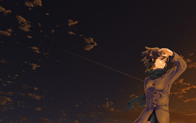 Обои картинки фото аниме, unknown,  другое, девушка