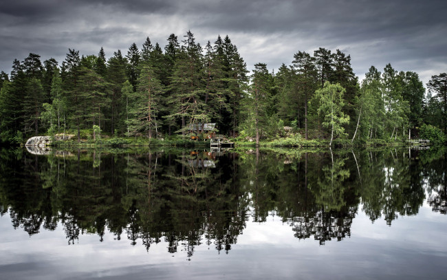 Обои картинки фото природа, реки, озера, отражение, вода, река