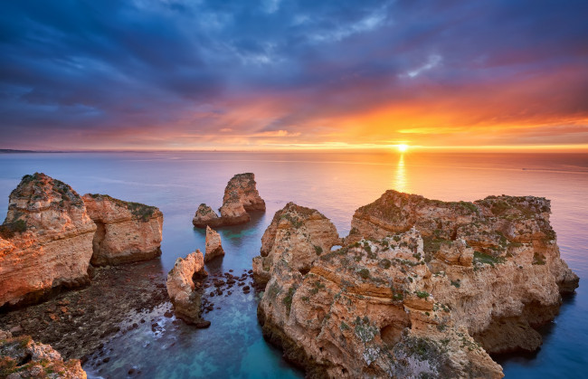 Обои картинки фото природа, восходы, закаты, простор