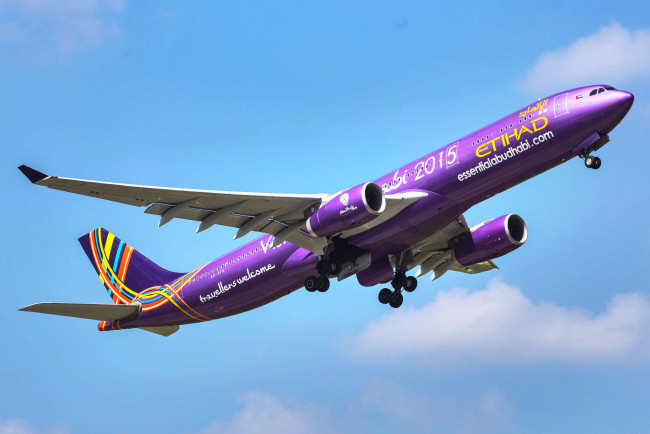 Обои картинки фото авиация, пассажирские самолёты, авиалайнер