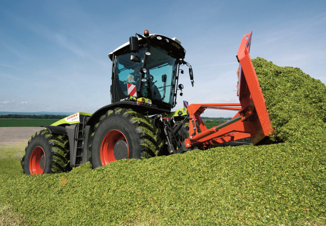 Обои картинки фото техника, фронтальные погрузчики, claas