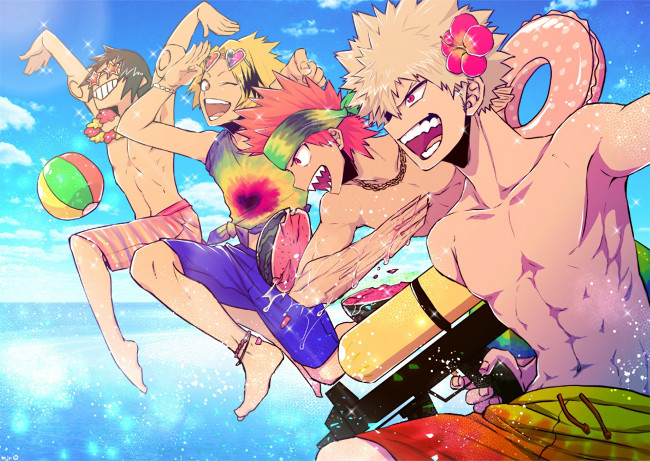 Обои картинки фото аниме, boku no hero academia, моя, геройская, академия