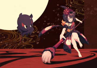 Картинка аниме fate stay+night +grand+order +apocrypha фон девушка взгляд