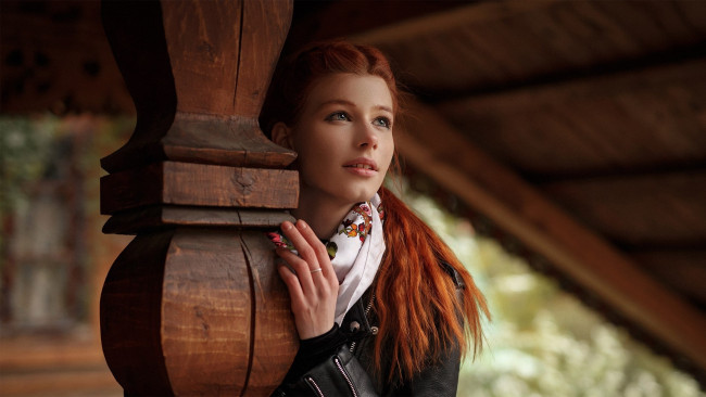 Обои картинки фото девушки, - рыжеволосые и разноцветные, рыженькая, anastasia zhilina