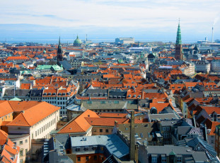 Картинка города копенгаген+ дания панорама