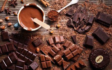 обоя еда, конфеты,  шоколад,  мармелад,  сладости, орехи, шоколад, какао
