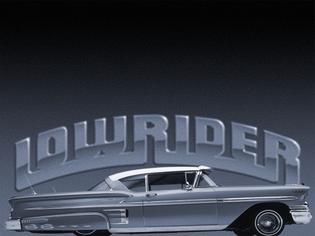 Обои картинки фото chevrolet, impala, 1958, автомобили