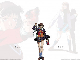 обоя kite, аниме