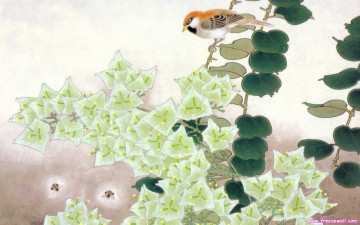 Картинка рисованные животные птицы