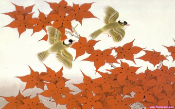 Картинка рисованные животные птицы