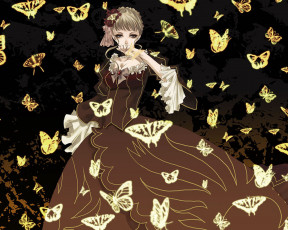 Картинка аниме umineko no naku koro ni