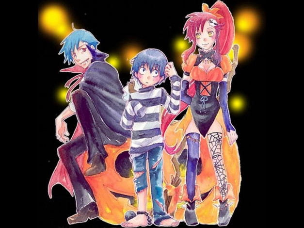 Обои картинки фото tengen, toppa, gurren, lagann, аниме, yoko, littner, simon, kamina