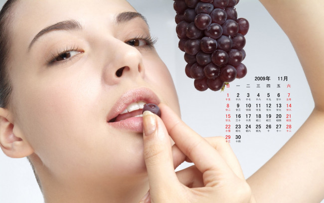 Обои картинки фото календари, девушки