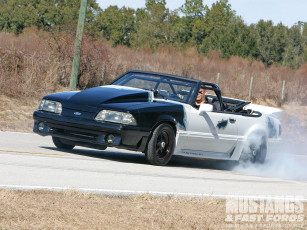 Картинка 1989 ford mustang gt convertible автомобили