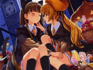 Картинка аниме halloween magic