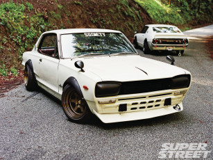 обоя 1974, nissan, skyline, 2000, gt, автомобили, datsun