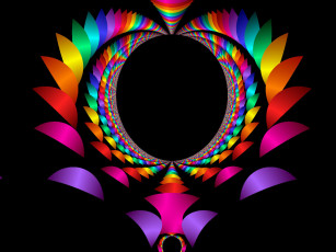 Картинка 3д графика fractal фракталы фрактал узор