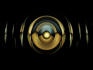 Картинка 3д графика fractal фракталы тёмный абстракция