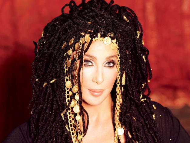 Обои картинки фото музыка, cher, певица, прическа