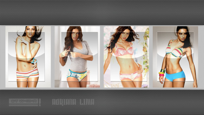 Обои картинки фото Adriana Lima, девушки, модель