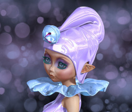 Картинка 3д графика elves эльфы after the show portrait