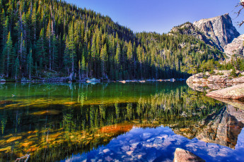 Картинка природа реки озера сша колорадо hdr