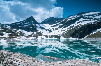 Картинка природа реки озера пейзаж снежные вершины