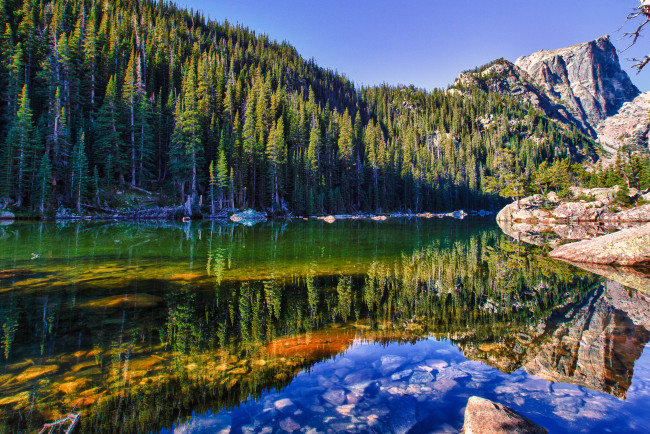 Обои картинки фото природа, реки, озера, сша, колорадо, hdr