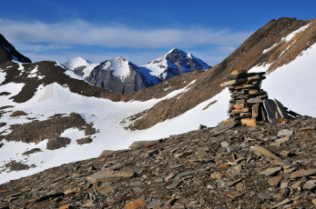 Картинка природа горы снег