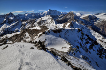 Картинка природа горы снег