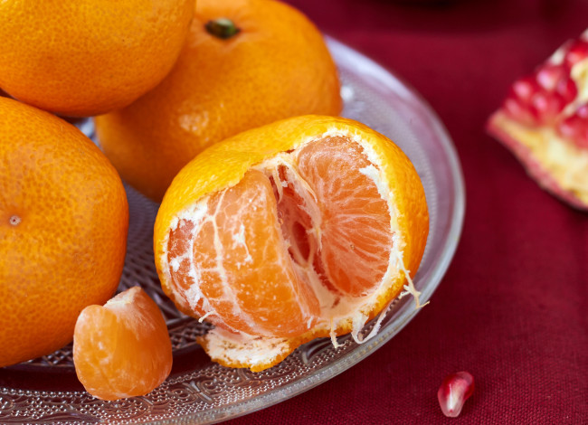 Обои картинки фото еда, цитрусы, мандарины