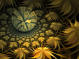 Картинка 3д+графика фракталы+ fractal фон узор цвета