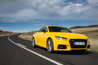 Картинка автомобили audi желтый 2015г 8s au-spec coupе tts