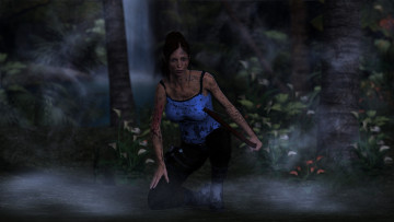 Картинка 3д+графика фантазия+ fantasy взгляд девушка грязь фон