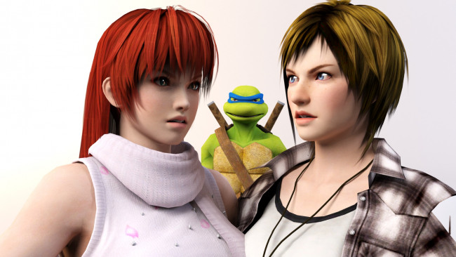 Обои картинки фото 3д графика, портрет , portraits, девушки, фон, взгляд