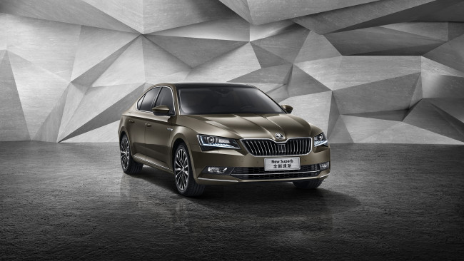 Обои картинки фото автомобили, skoda, 2015г, cn-spec, superb