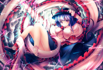 Картинка аниме touhou nagae iku