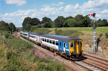 Картинка техника поезда рельсы локомотив состав