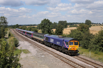 Картинка техника поезда рельсы локомотив состав